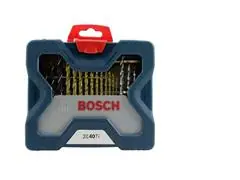 Kit de Pontas e Brocas em Titânio Bosch X-Line 40 Peças - 1