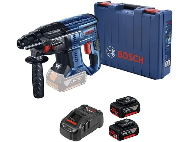 Martelo Perfurador Bosch GBH 180-LI Brushless 18V 2 Baterias em Maleta