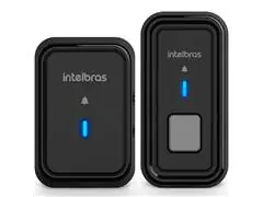 Campainha Intelbras Sem Fio com Bateria CIB101 Plug & Play Preta