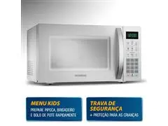 Micro Ondas Mondial Branco 34 Litros 1400W  - 3