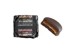 Alfajor Havanna Solito Chocolate 70% Cacao com Doce de Leite 65g - 0