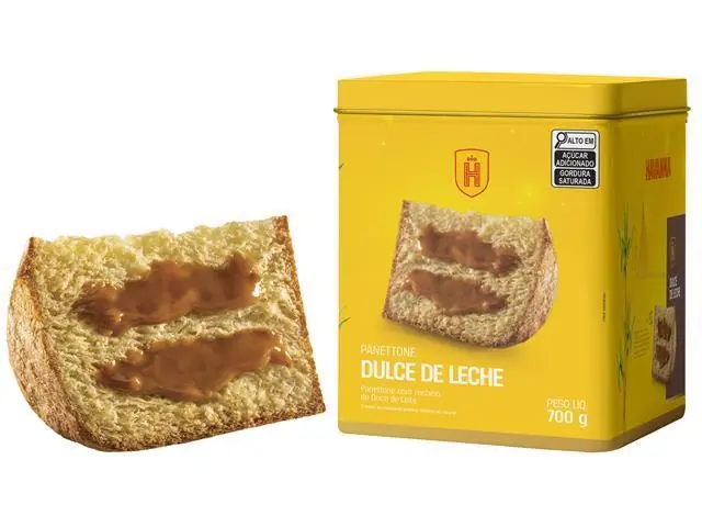 Panettone Havanna Lata Recheado de Doce de Leite 700G