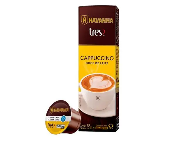 Cápsulas Três Corações Cappuccino Doce de Leite Havanna