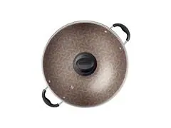 Panela Wok Tramontina Paris Antiaderente Vermelha Tampa de Vidro 32CM - 2