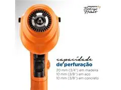 Furadeira com Impacto Mondial FI-RH-02 Rodrigo Hilbert 550W  - 4