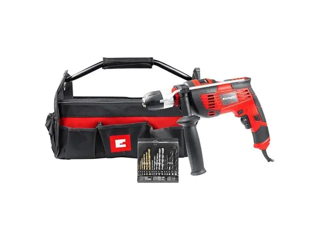 Furadeira de Impacto Einhell TC-ID Preta e Vermelho 900W