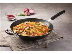 Panela Wok Tramontina Loreto Antiaderente Grafite 36CM - 3