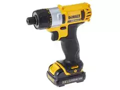 Parafusadeira 1/4" com Carregador e Bolsa Dewalt 12V - 1