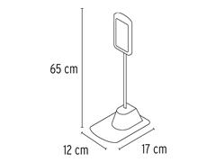 Lampara de LED Volteck 5W cuello flexible p/escritorio Blanca - 1