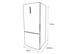 Refrigerador Haier, Bottom Freezer, 15 pies, congelador inferior, gris - 4