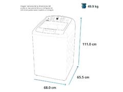 Lavadora automática Mabe, 20kg, 27", Tecnología Aqua Saver, color gris - 7