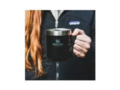 Caneca Térmica com Tampa Stanley Camp Mug Matte Black 350ML - 4