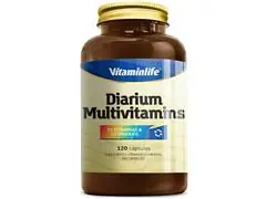 Diarium Multivitamins 13 Vit & 10 Minerais VitaminLife 120 Cápsulas - 0