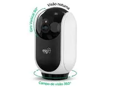 Câmera ELG Robô 360º Inteligente Wi-fi SHCR600 - 2