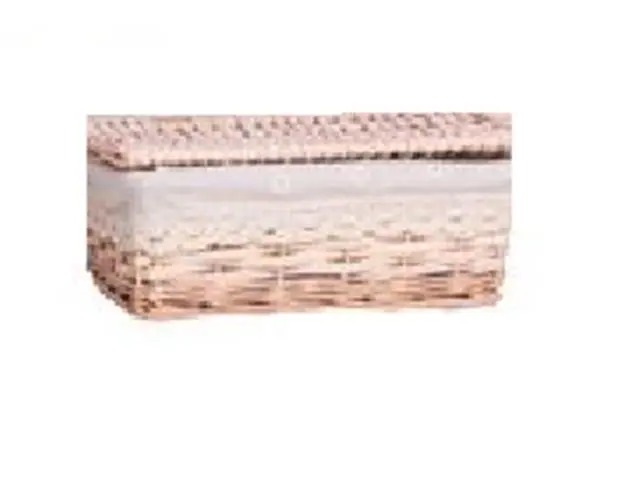 Organizador Retangular Mundiart com Tecido 37x26/18cm