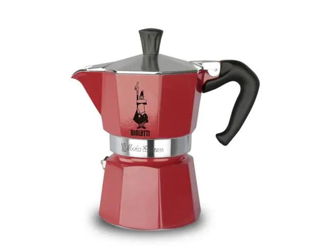 Cafeteira Bialetti Moka Express Vermelha 6 Xicaras