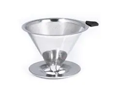 Coador de Café Bialetti Pour Over em Aco Inox