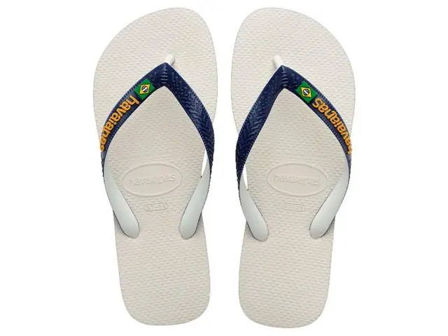 Chinelo Havaianas Top Mix Brasil Branco