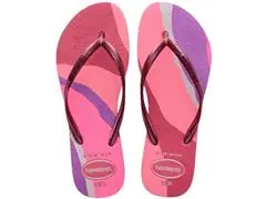 Chinelo Havaianas Slim Palette Glow Rosa Veludo