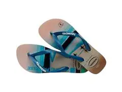 Chinelo Havaianas Hype 2595 Areia Azul Comfy 37/38 - 1