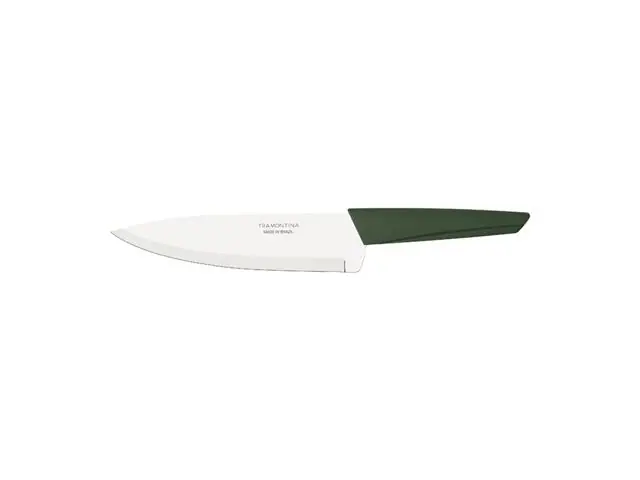 Faca Chef Tramontina LYF Cabo PCR Verde Natureza 7"