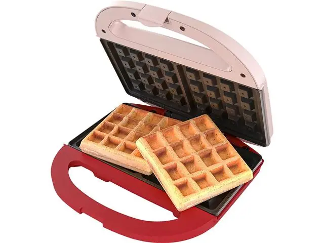 Máquina de Waffle Cadence Waf200 Duet Rosa