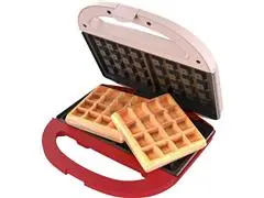 Máquina de Waffle Cadence Waf200 Duet Rosa