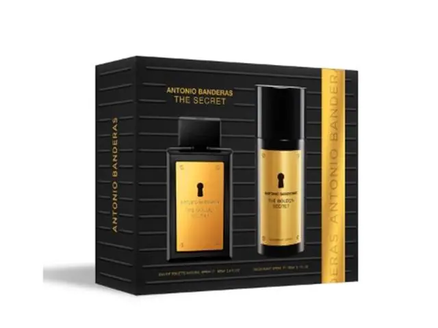 Kit Perfume Antonio Banderas Golden Secret EDT 100ml + Deo Spray 150ml