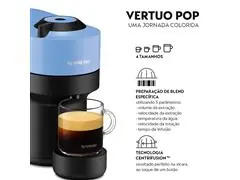 Cafeteira Nespresso Automática Vertuo Pop Azul Pacífico  - 4