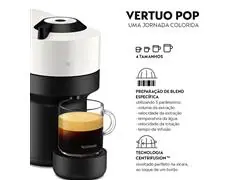 Cafeteira Nespresso Automática Vertuo Pop Branco Coco  - 6