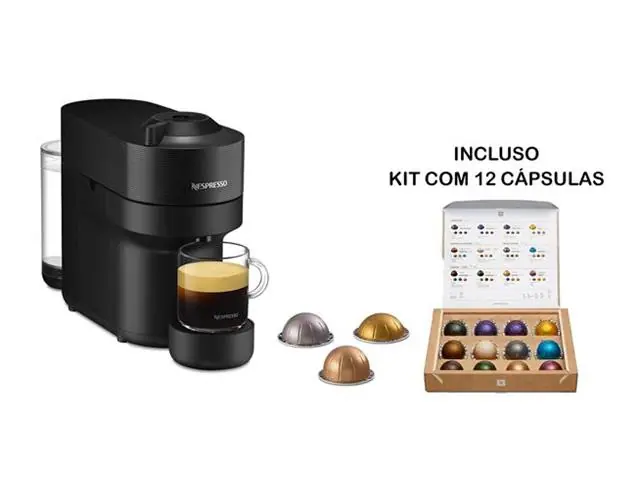 Cafeteira Nespresso Automática Vertuo Pop Preta 