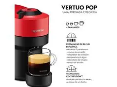 Cafeteira Nespresso Automática Vertuo Pop Vermelho Pimenta  - 6