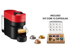 Cafeteira Nespresso Automática Vertuo Pop Vermelho Pimenta 