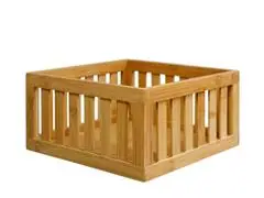 Cesto Ripado Oikos de Bambu 24cm