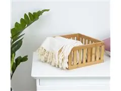 Cesto Ripado Oikos de Bambu 24cm - 1