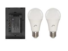 Kit iluminación Mitzu Interruptor touch Focos Smart home Negro - 1