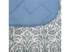 Edredom Solteiro Buettner Malha Basic Lucerna Azul - 1