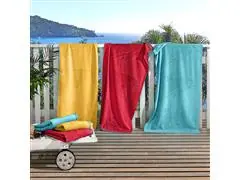 Toalha de Praia Buettner Golfinhos Amarelo Cítrino - 4