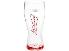 Jogo de Copos para Cerveja Budweiser Transparente 4 Peças - 2