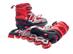 Patines en linea Ajustables Rojo. Talla ajustable de 39 al 43 - 0