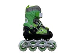 Patines en linea Ajustables Verde. Talla ajustable 39 al 43 - 0