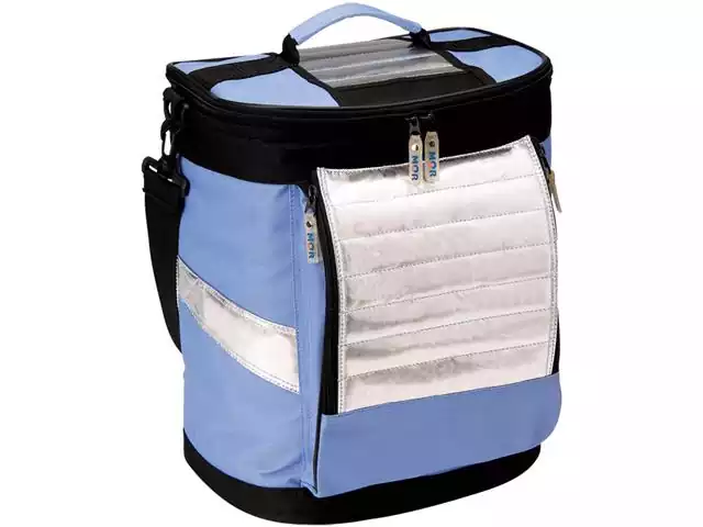 Bolsa Térmica Ice Cooler Dobrável MOR Azul com Alças 18 Litros