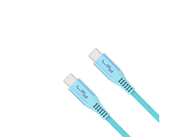 Cabo USB C para USB C 1,5m Azul (CRC-304)