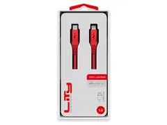 Cabo USB C para Lightning Lity 1,5m Vermelho (CRC-402) - 1