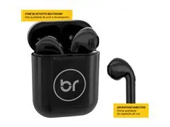 Fone de Ouvido Bluetooth Bright Beatsound Preto - 1