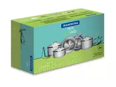 Conjunto de Panelas Tramontina Solar Inox 5 peças - 1