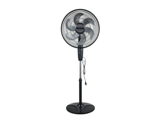 Ventilador de pedestal Taurus 90W 18" 6 veloci. 6 aspas Negro/gris