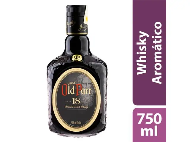 Whisky Escocês Blended Grand Old Parr 18 Anos Garrafa 750ml