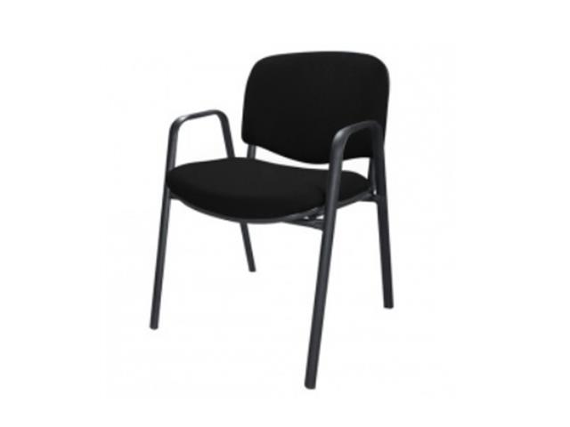 Silla Ergo Ergonómica Tapiz en tela Reposabrazos Negro