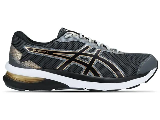 Tênis Asics Gel-Shogun 5 Carrier Grey/Pure Gold Masc